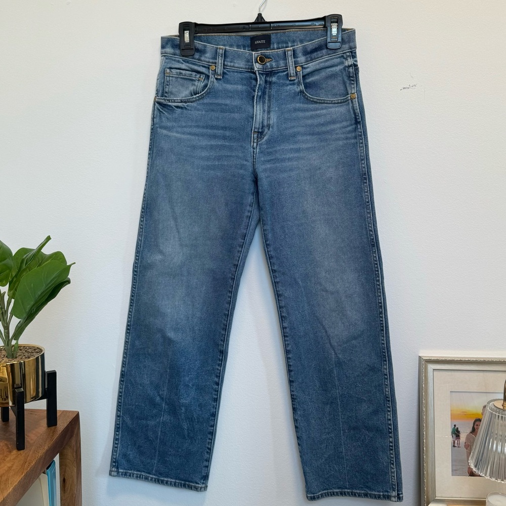 Khaite Wendell wide leg cropped jeans size 26